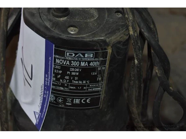 Dompelpomp dab, nova 300 ma 40th - afbeelding 2 van  2