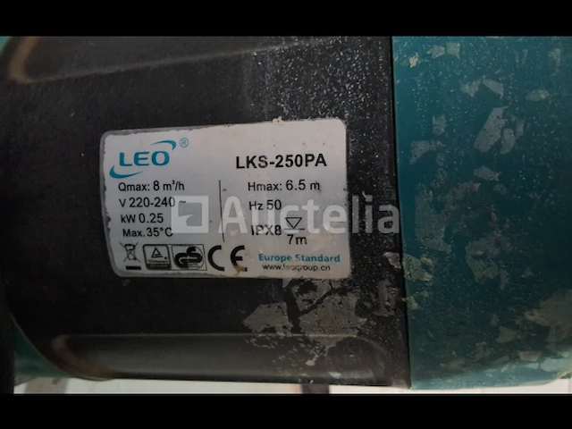 Dompelpomp leo lks-250pa - afbeelding 3 van  4