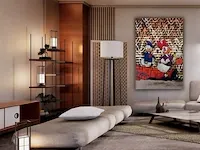 Donald shopping 40x60 cm - canvas wanddecoratie - afbeelding 2 van  2