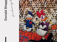 Donald shopping 60x90 cm - canvas wanddecoratie - afbeelding 1 van  2