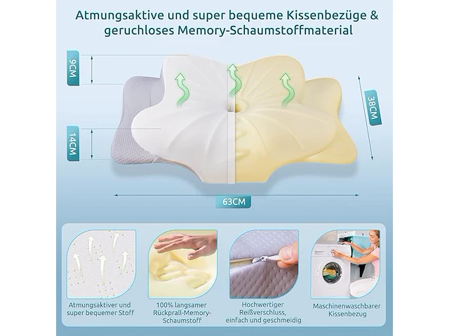 Donama traagschuim kussen - afbeelding 4 van  4