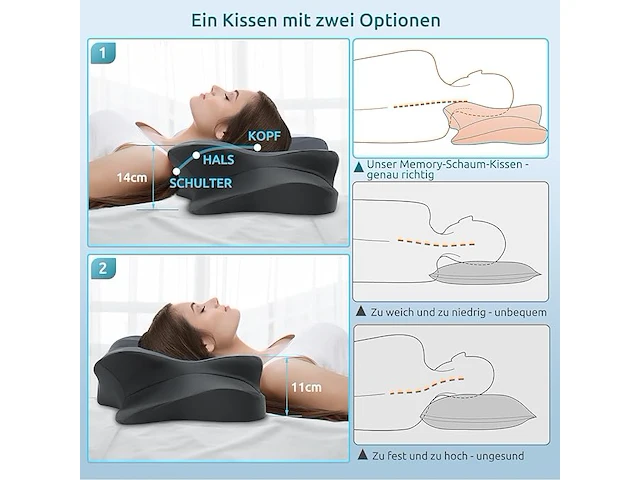 Donama traagschuim kussen - afbeelding 3 van  3