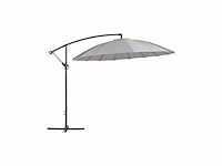 Donkergrijze tuinparasol? 268 cm - afbeelding 2 van  6