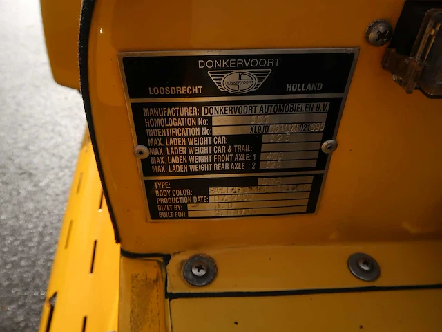 Donkervoort d8 180 - afbeelding 63 van  69