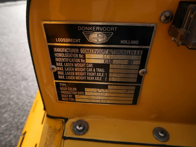 Donkervoort d8 180 - afbeelding 64 van  69