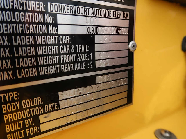Donkervoort d8 180 - afbeelding 68 van  69