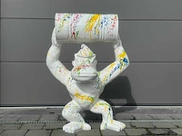 Donkey kong with barrel h100 white splash - afbeelding 1 van  2