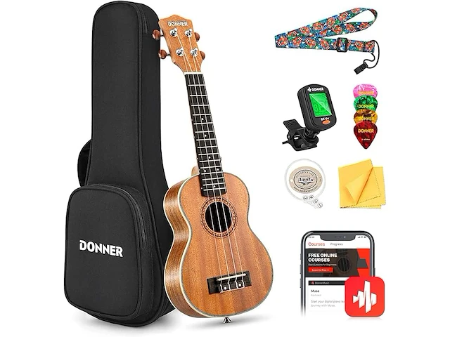 Donner sopraan ukelele - afbeelding 1 van  5