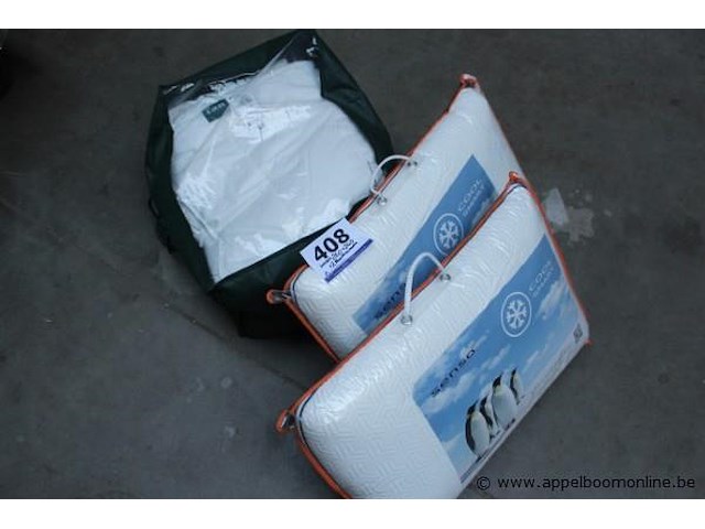 Donsdeken afm 260x240 plus 2 kussens - afbeelding 1 van  2