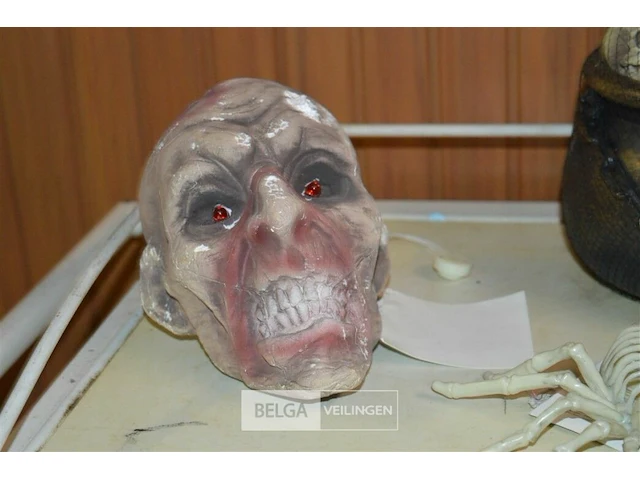 Doodskop, spin, soepketel met skulls - afbeelding 3 van  4
