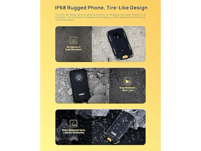 Doogee s35 onbreekbare smartphone - afbeelding 5 van  9