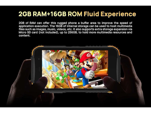 Doogee s35 onbreekbare smartphone - afbeelding 8 van  9