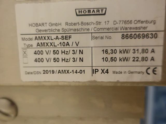 Doorschuifvaatwasser hobart - afbeelding 6 van  7