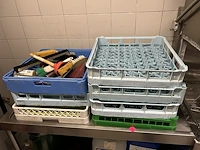 Doorschuifvaatwasser met spoeltafel 386x75x195cm h - afbeelding 9 van  9