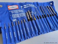 Doorslagenset 18 delig, splinter drijverset, nieuw in etui - afbeelding 1 van  5