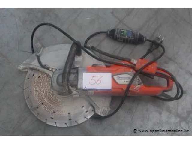 Doorslijpmachine husqvarna k4000, werking niet gekend - afbeelding 1 van  2