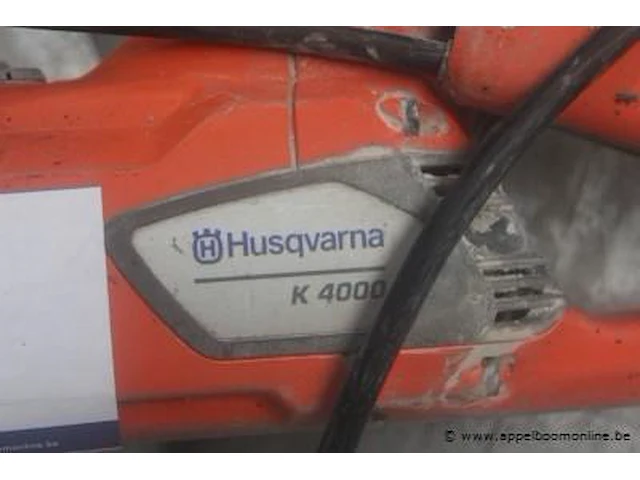 Doorslijpmachine husqvarna k4000, werking niet gekend - afbeelding 2 van  2