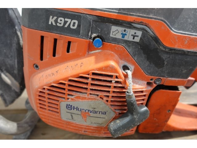 Doorslijpmachine op benzine husqvarna - afbeelding 2 van  4