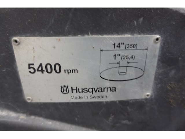 Doorslijpmachine op benzine husqvarna - afbeelding 4 van  4