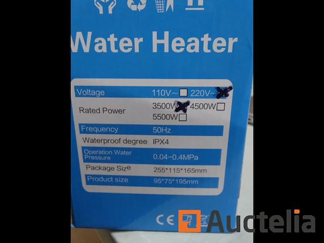 Doorstroomverwarmer onder de gootsteen - afbeelding 3 van  4