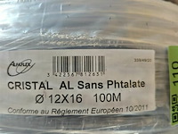 Doorzichtige darm ø12x16 lengte 100m - afbeelding 1 van  3