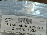 Doorzichtige darm ø12x16 lengte 100m - afbeelding 2 van  3