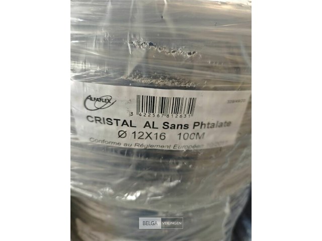 Doorzichtige darm ø12x16 lengte 100m - afbeelding 1 van  2