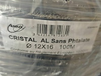 Doorzichtige darm ø12x16 lengte 100m - afbeelding 1 van  2