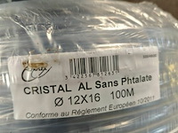 Doorzichtige darm ø12x16 lengte 100m - afbeelding 1 van  2