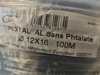 Doorzichtige darm ø12x16 lengte 100m - afbeelding 1 van  3