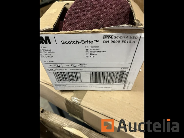 Doos 3m scotch brite schuurpads - afbeelding 1 van  2