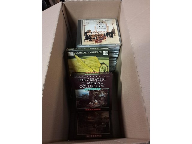 Doos cd's klassieke muziek - afbeelding 1 van  3