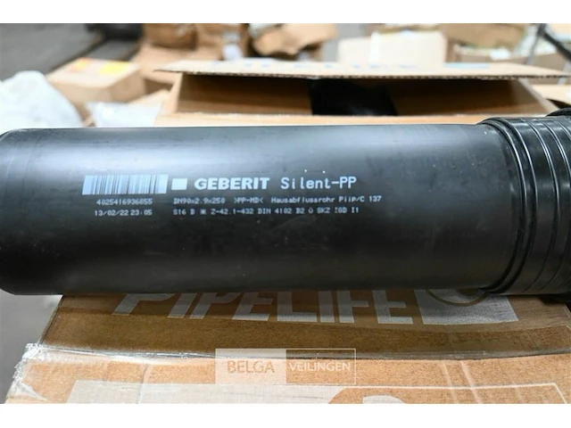 Doos geberit afloopbuis ø90 x l250 mm - afbeelding 2 van  3