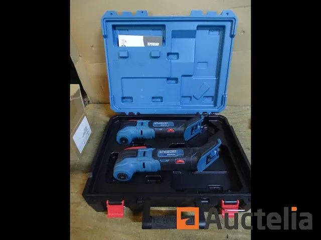 Doos met 2 multifunctionele gereedschappen erbauer emt 18 li qc - afbeelding 2 van  7