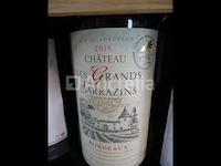 Doos met 3 flessen bordeaux gold medal wijnen (zie detail) - afbeelding 4 van  6