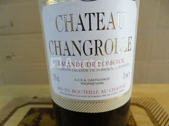 Doos met 3 flessen château changrolle lalande de pomerol 1997 - afbeelding 7 van  8