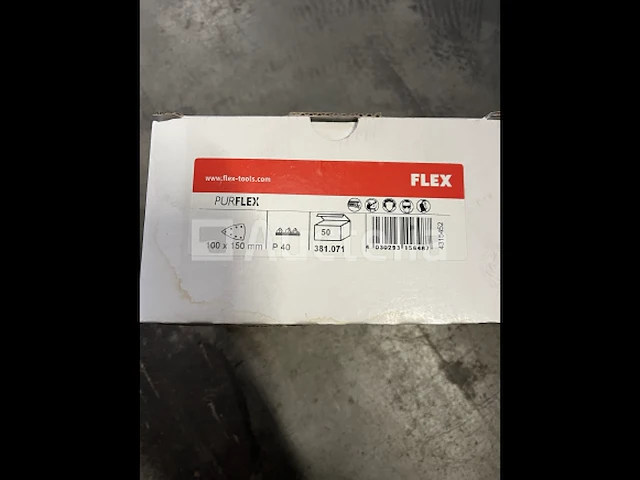 Doos met 50 schuurschijven flex - afbeelding 1 van  2