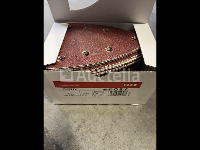 Doos met 50 schuurschijven flex - afbeelding 1 van  2