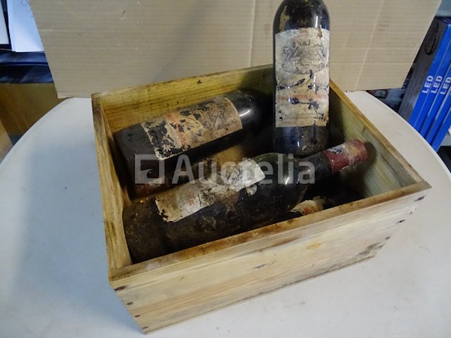 Doos met 6 flessen saint-emilion grand cru château quentin 1981 - afbeelding 7 van  7