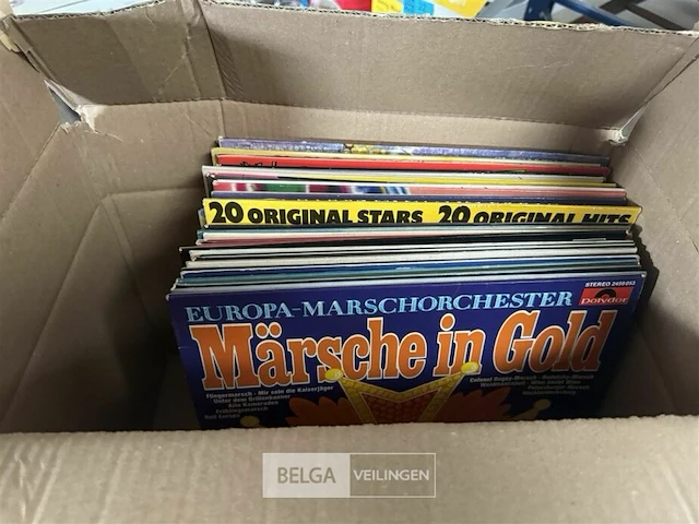 Doos met allerlei vinylplaten - afbeelding 2 van  7
