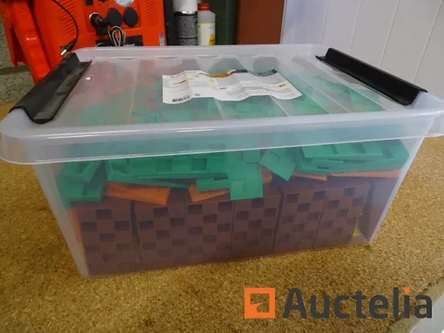 Doos met assortiment gekerfde wiggen kavel deze 245 stukken - afbeelding 5 van  10