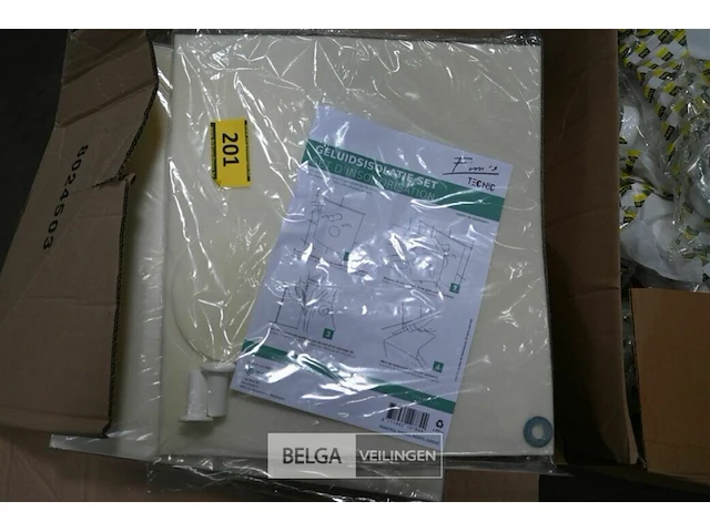 Doos met geluidsisolatie set - afbeelding 1 van  3