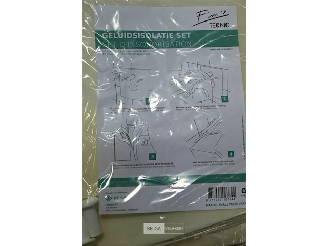 Doos met geluidsisolatie set - afbeelding 2 van  3