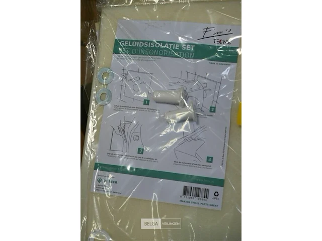 Doos met geluidsisolatie set - afbeelding 2 van  2