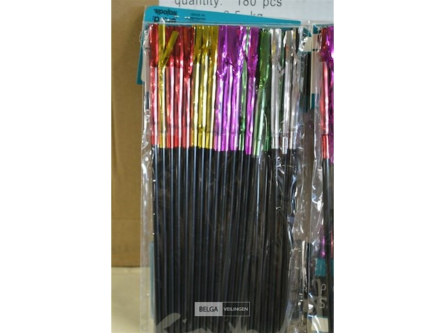 Doos met rietjes met palm - afbeelding 3 van  4