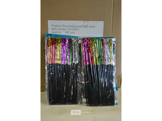 Doos met rietjes met palm - afbeelding 2 van  3