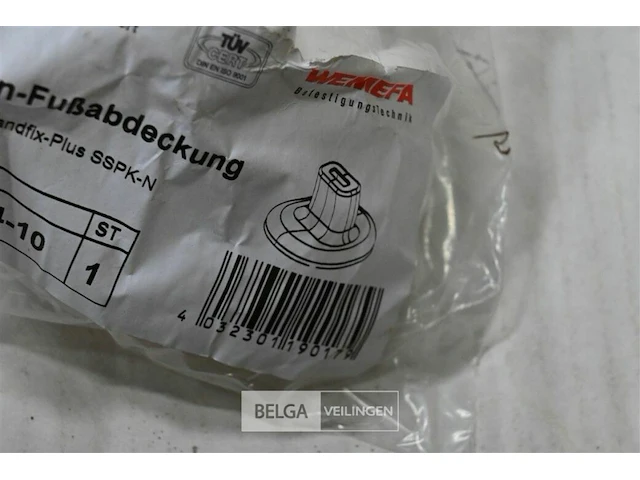 Doos wemefa super stanfix plus kunststof voetafdekking - afbeelding 2 van  3