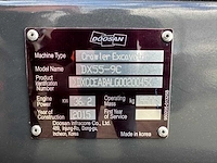 Doosan - 2015 - dx55-9c - midigraafmachine - afbeelding 39 van  45