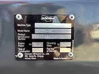 Doosan - 2018 - dx55-9c - midigraafmachine - afbeelding 40 van  46