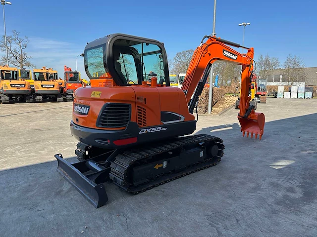 Doosan - 2018 - dx55-9c - midigraafmachine - afbeelding 34 van  46